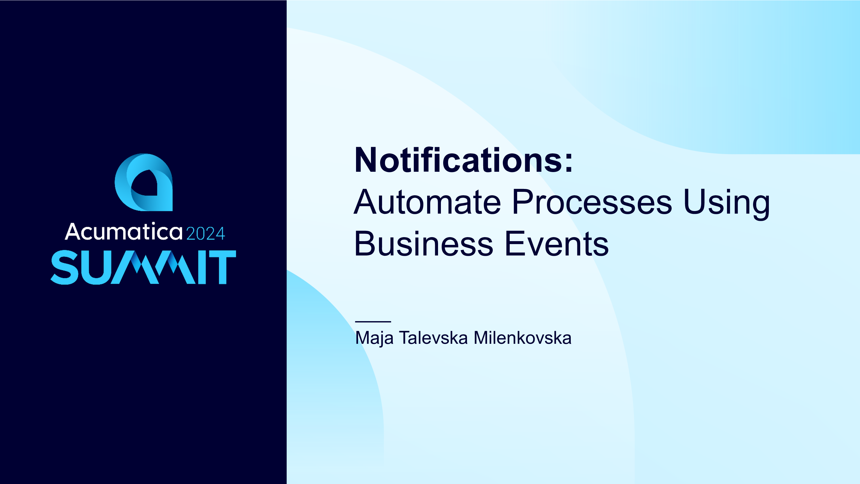通知使用BusinessEvents自动化流程